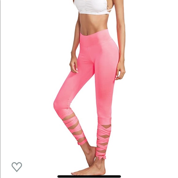 None Pants - Pink ballet leggings. **NWOT**